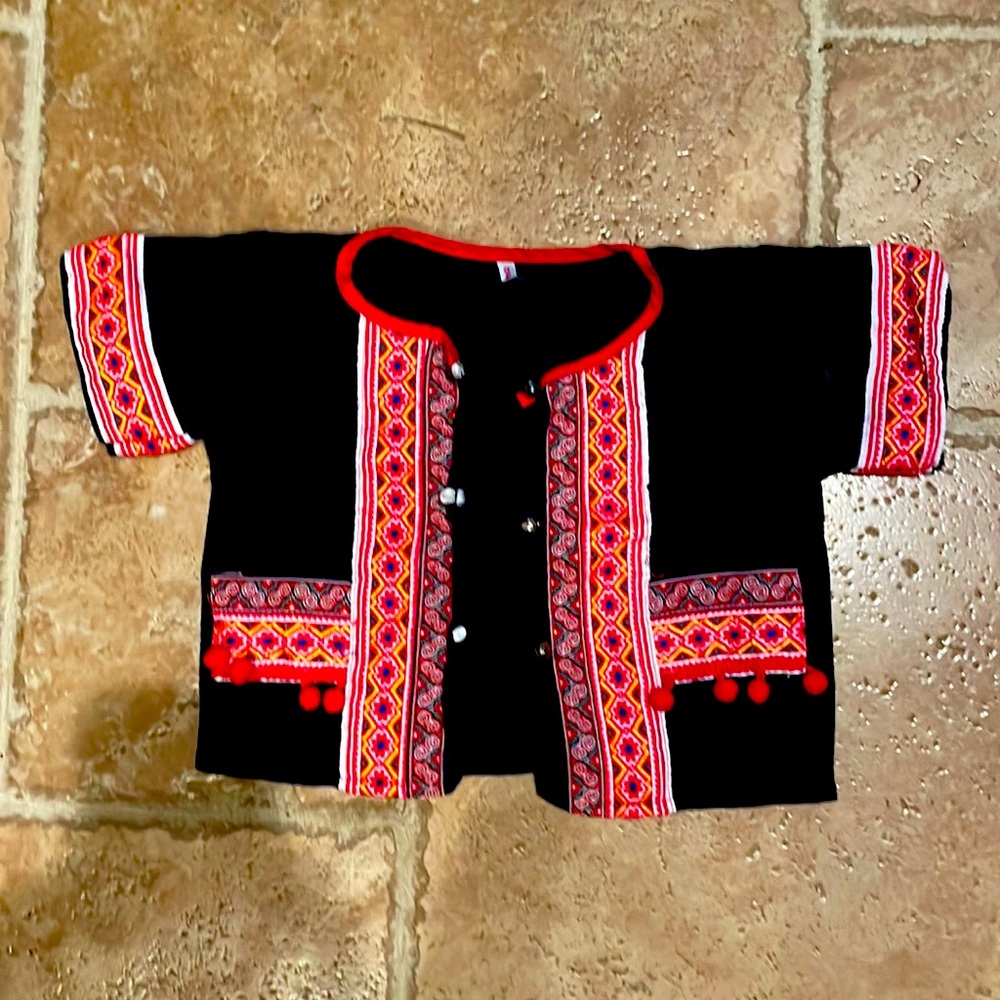 Traditional Celebration Tunic with belle buttons